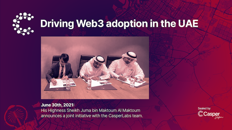 [Casper Labs 캐스퍼] CasperLabs, UAE에서 웹3 채택을 촉진하기 위해 SJM Group과 파트너십 체결