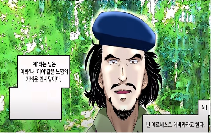 (실화) 혁명가 체 게바라의 일생 만화로 그려보았다 (한글영상)