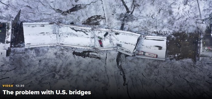 [심각한 미국의 노후 교량] 미국의 다리는 울퉁불퉁하다? Why VIDEO: U.S. bridges are in such bad shape
