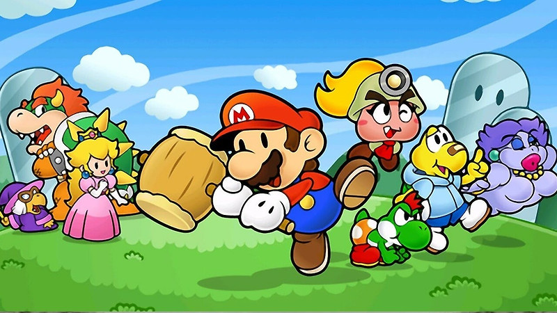 닌텐도 게임큐브 / NGC - 페이퍼 마리오 천년의 문 (Paper Mario The Thousand-Year Door - ペーパーマリオRPG) iso 다운로드