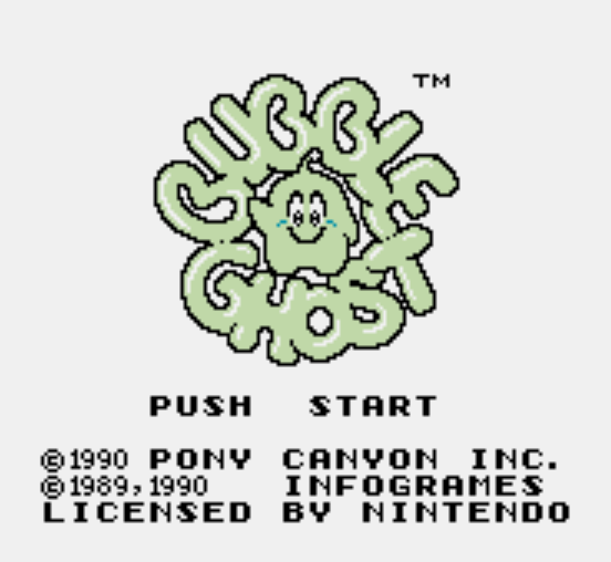GB - Bubble Ghost (게임보이 / ゲームボーイ 게임 롬파일 다운로드)