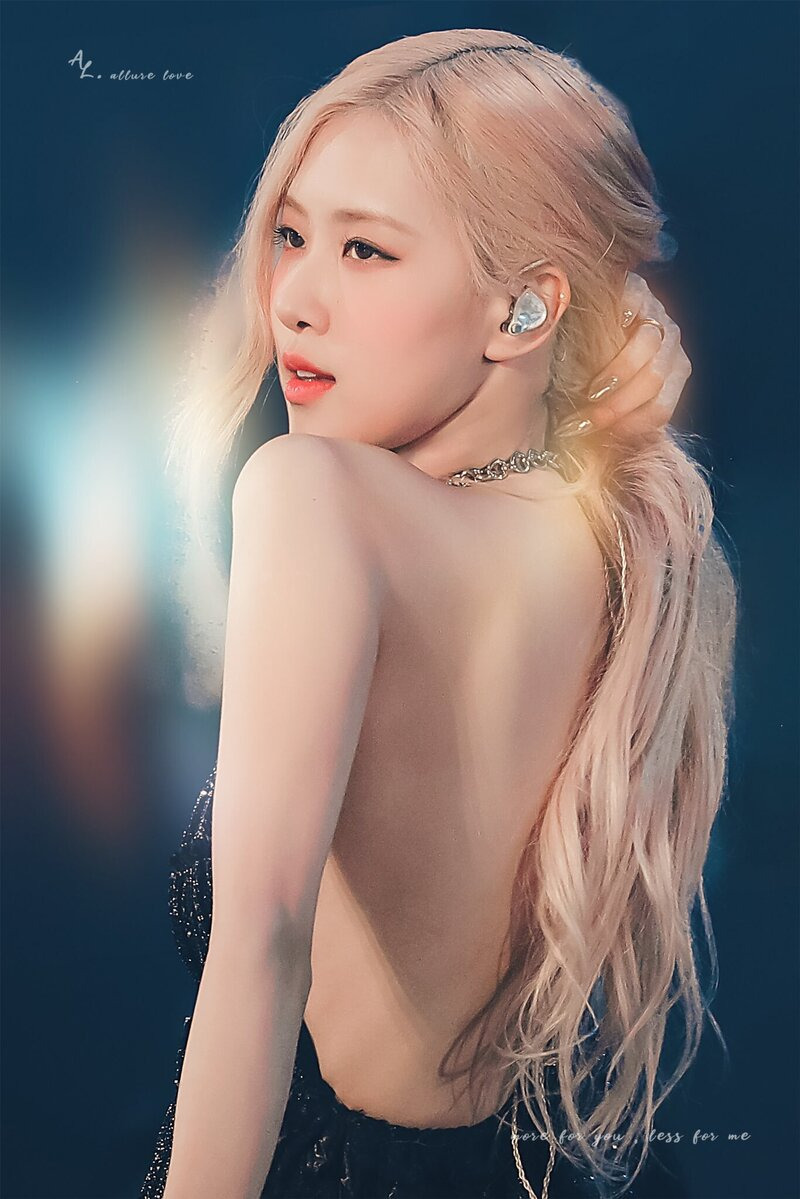 2022년 10월 16일 블랙핑크 로제 - 블랙핑크 월드투어 'BORN PINK in Seoul'