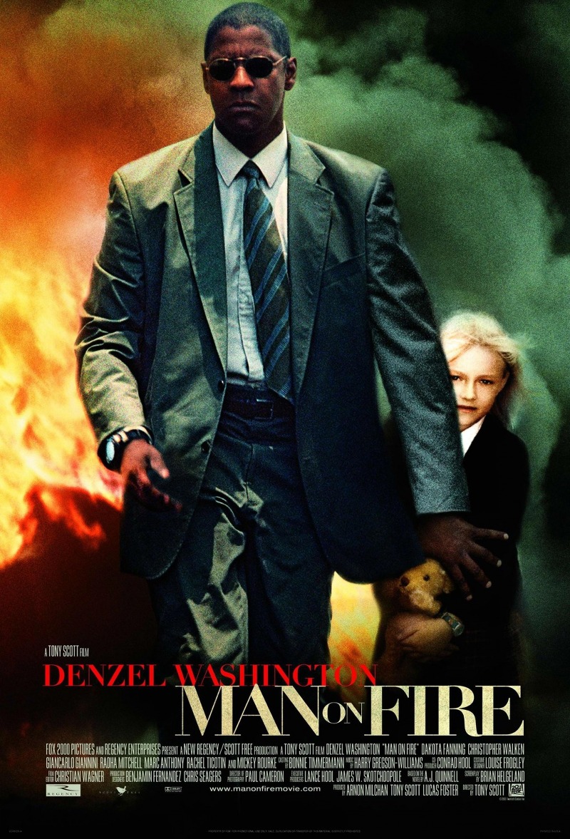 맨 온 파이어(2004) - 분노의 사나이 덴젤 워싱턴의 납치범 소탕 작전