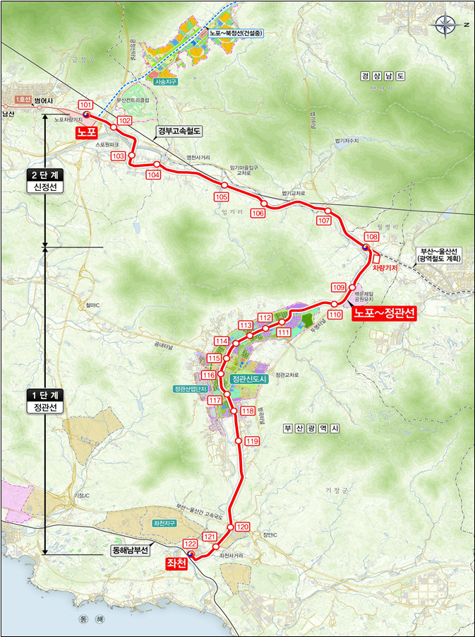 부산시, 노포~정관선 건설 첫발 ㅣ 경남도, 가덕도신공항 배후도시 개발 용역 착수