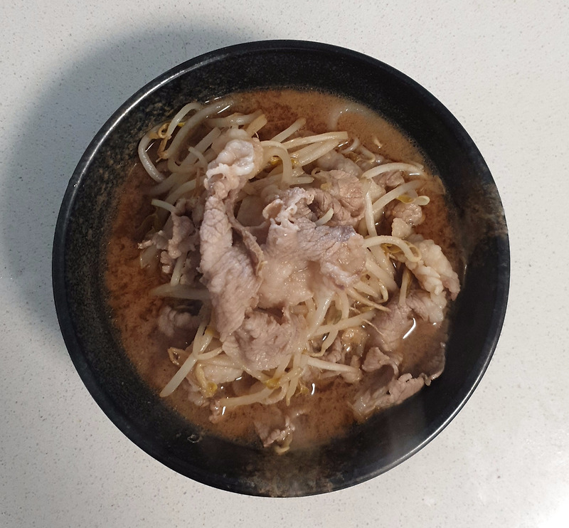 박막례 할머니 레시피 차돌박이 된장 국수
