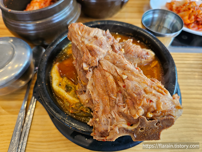 진접 맛집 원조뼈다귀감자탕, 부드러운 살코기