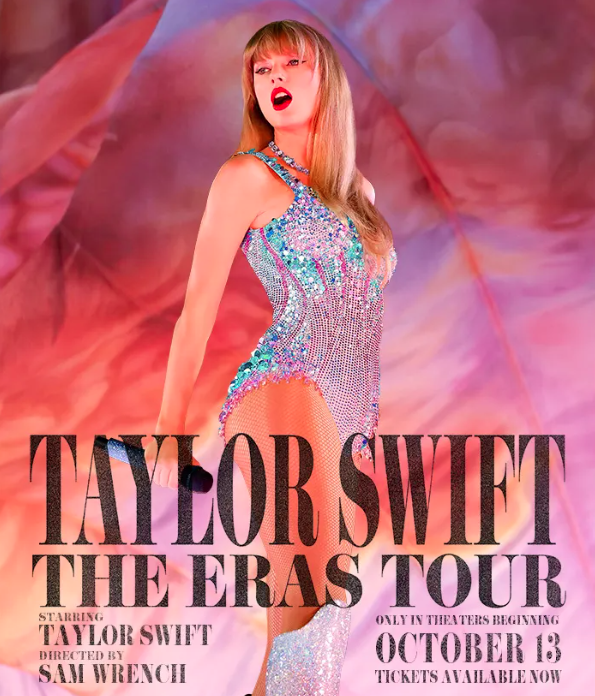 Taylor Swift 콘서트 영화, 10월 미국 영화관에 'Eras Tour' 선보일 예정