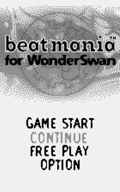 WS - Beatmania for Wonder Swan (원더스완 / ワンダースワン 게임 롬파일 다운로드)