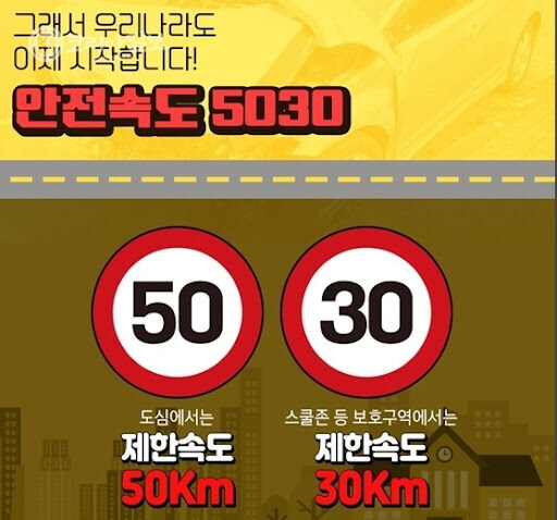 [잘못된 문정권 교통정책] ‘안전속도 5030′ 논란...왕복 8차선에 육교있는데 50로?