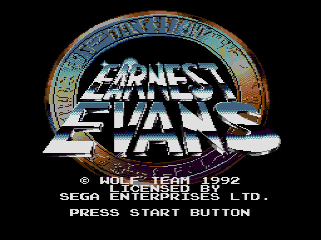 어네스트 에반스 Earnest Evans USA (메가 드라이브 - MD / Sega Genesis)
