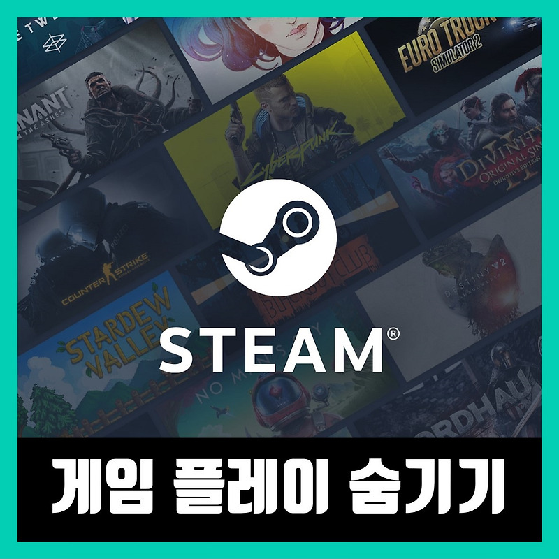 Steam 스팀 게임 플레이 숨기기 방법