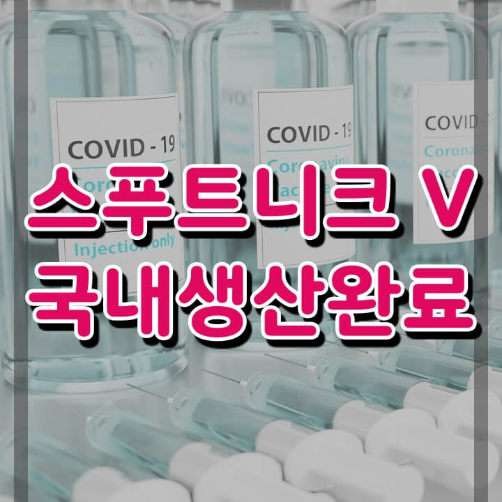 러시아백신 스푸트니크 V 국내 도입 초읽기? (이미 국내생산 완료)