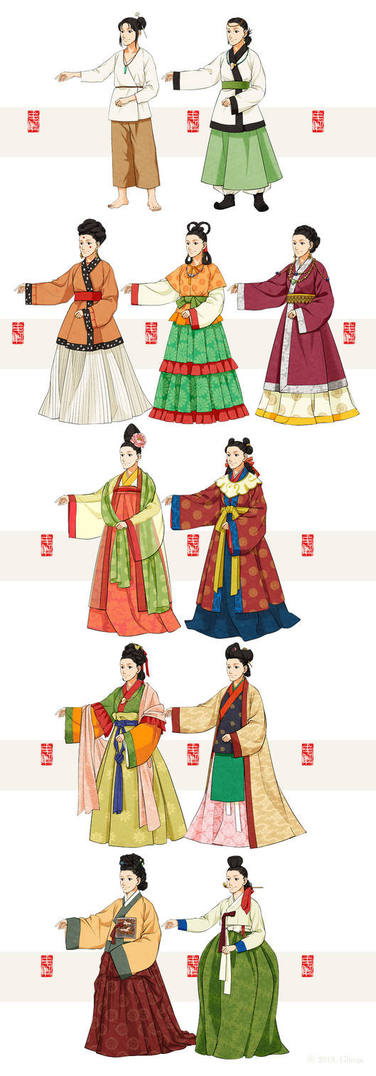 (스크랩) 한복 정리 (고조선부터 조선까지)