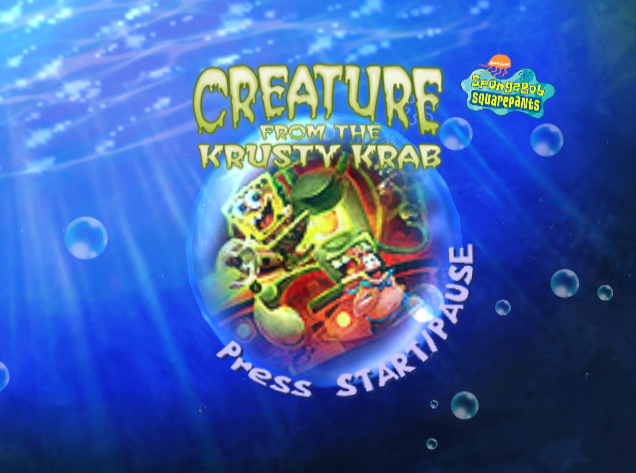 니켈로디언 스폰지밥 SquarePants Creature from the Krusty Krab 북미판 Nickelodeon SpongeBob SquarePants Creature from the Krusty Krab USA (게임큐브 - GC - iso 다운로드)