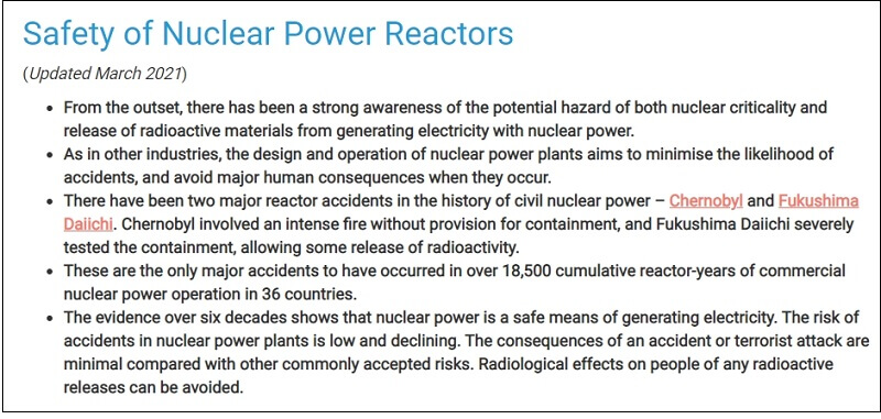 [원전은 안전] 공포를 조장하는 사람들은 과연 누구인가 Safety of Nuclear Power Reactors
