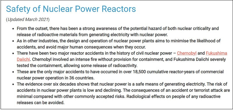 [원전은 안전] 공포를 조장하는 사람들은 과연 누구인가 Safety of Nuclear Power Reactors