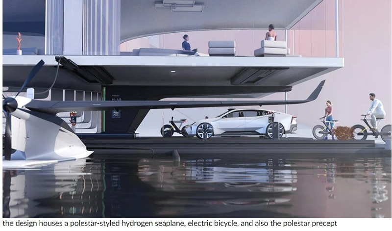 2021 폴스타 디자인 콘테스트 우승작 VIDEO:21st century garage and pollution-filtering car win 2021 polestar design contest