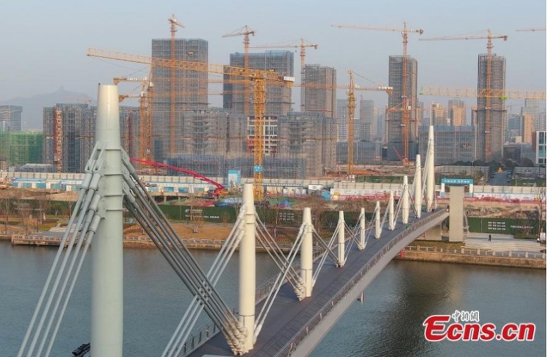 중국, 세계 최장 경간 '인버티드 핑크 트러스 교량' 준공  Construction of world's longest span inverted fink truss bridge completed