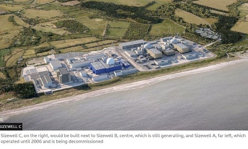 [에너지 위기: 세계는 원전 건설 붐] 영국 정부, 시즈웰 C 원전 건설 승인...원전 시대 재개 도화선 Sizewell C nuclear plant gets go-ahead from government