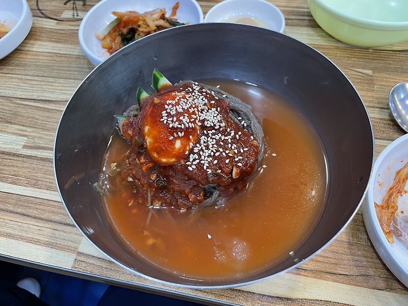 [인천 제물포 맛집] 맛있는녀석들 왔다간 백령도 냉면! 먹어봤어요? - 백령면옥 - 반냉면 수육 빈대떡