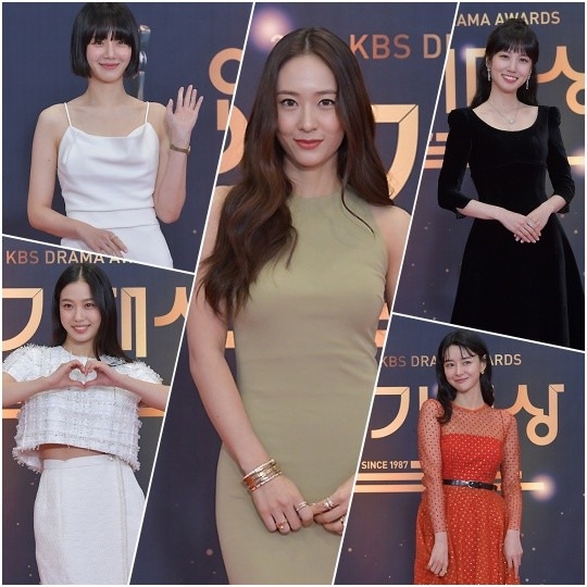 'KBS 연기대상' 베스트 드레서 '정수정' vs 워스트 드레서 '권나라' [사진]