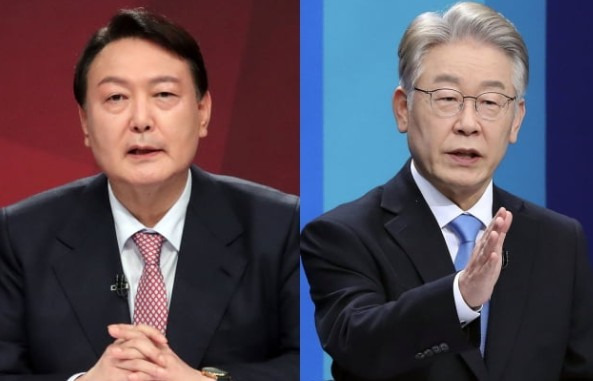 대선 여론조사 1%대로 붙었다.