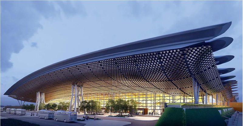 포스코, 대만 타오위안 국제공항 터미널에 건설용 H형강 공급 POSCO exclusively supplies steel for Taiwan International Airport construction