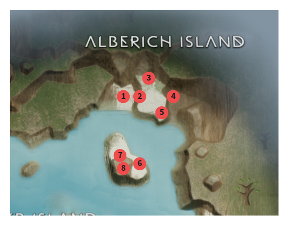 갓 오브 워 라그나로크 / 알베릭 섬 공략 및 지도 100%