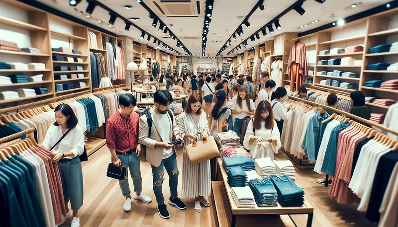 쇼핑 중 영어를 이용하는 법: 옷 가게 이용 판매원과의 커뮤니케이션 방법