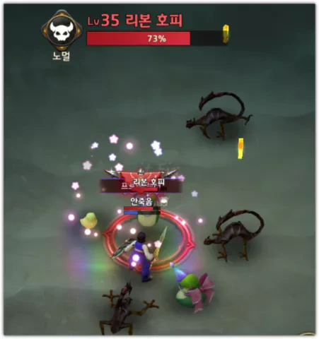 프리스톤테일m에서 퀘스트 몬스터만 골라 잡는 방법