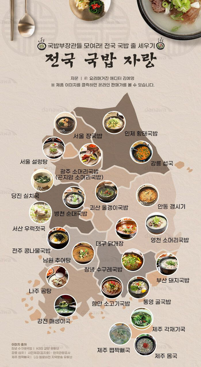 전국 국밥 지도