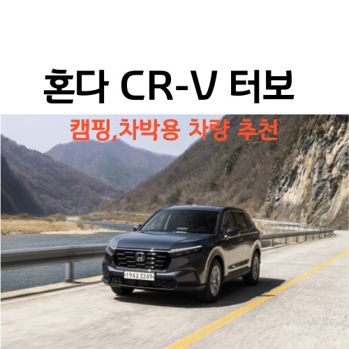 혼다 CR-V 터보 6세대 SUV 더 크고 더 넓게 캠핑 차박용 차량 추천