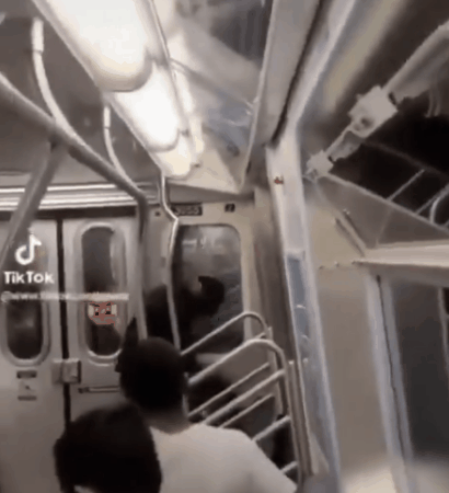 뉴욕 흑인, 지하철서 아시아인 무차별 폭행 끝에 혼절 ㅣ 이런! 낙서장인 줄 알고 5억 짜리 그림에