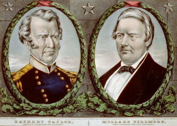 [USA] - 12th President of the USA Zachary Taylor 13th President of the USA Millard Fillmore