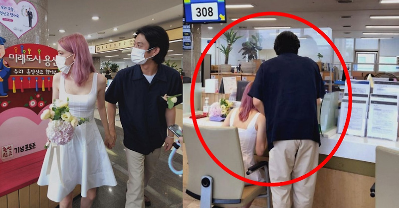 빈지노 스테파니 미초바 '용산구청' 결혼 혼인신고 현장 공무원 반응 (+인스타, 나이, 결혼식)