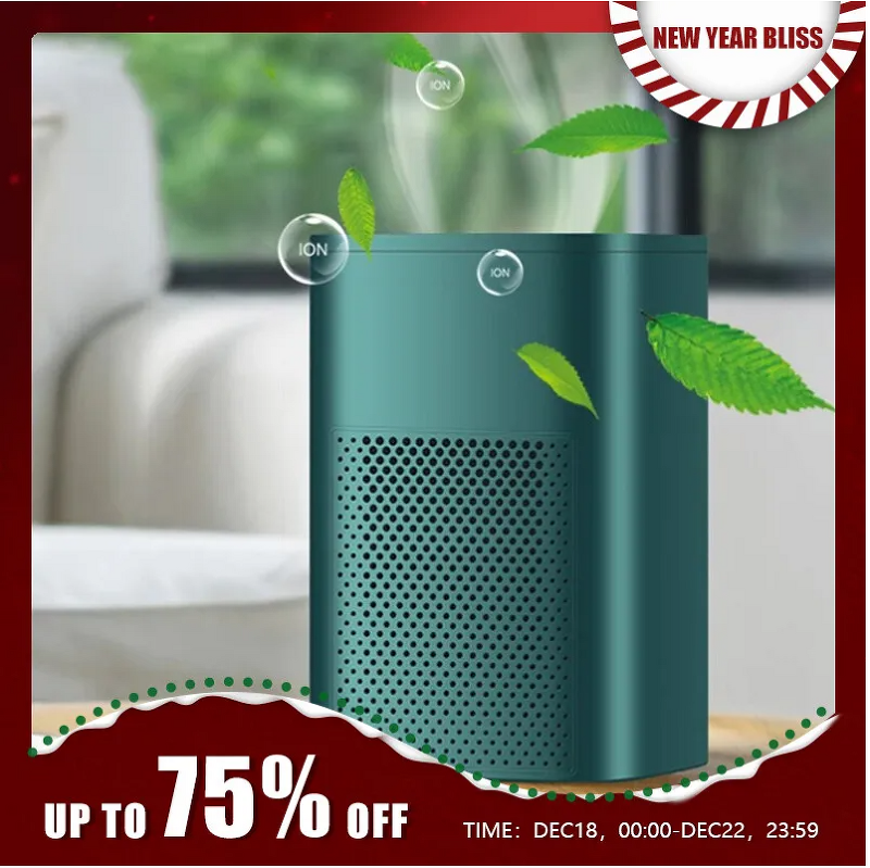 휴대용 공기 청정기 청정제 필터, 가정 침실 사무실용 간접 연기 필터