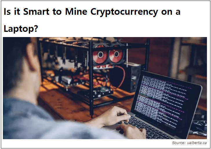 컴맹도 가능한  노트북 `암호화폐 채굴` Is it Smart to Mine Cryptocurrency on a Laptop?