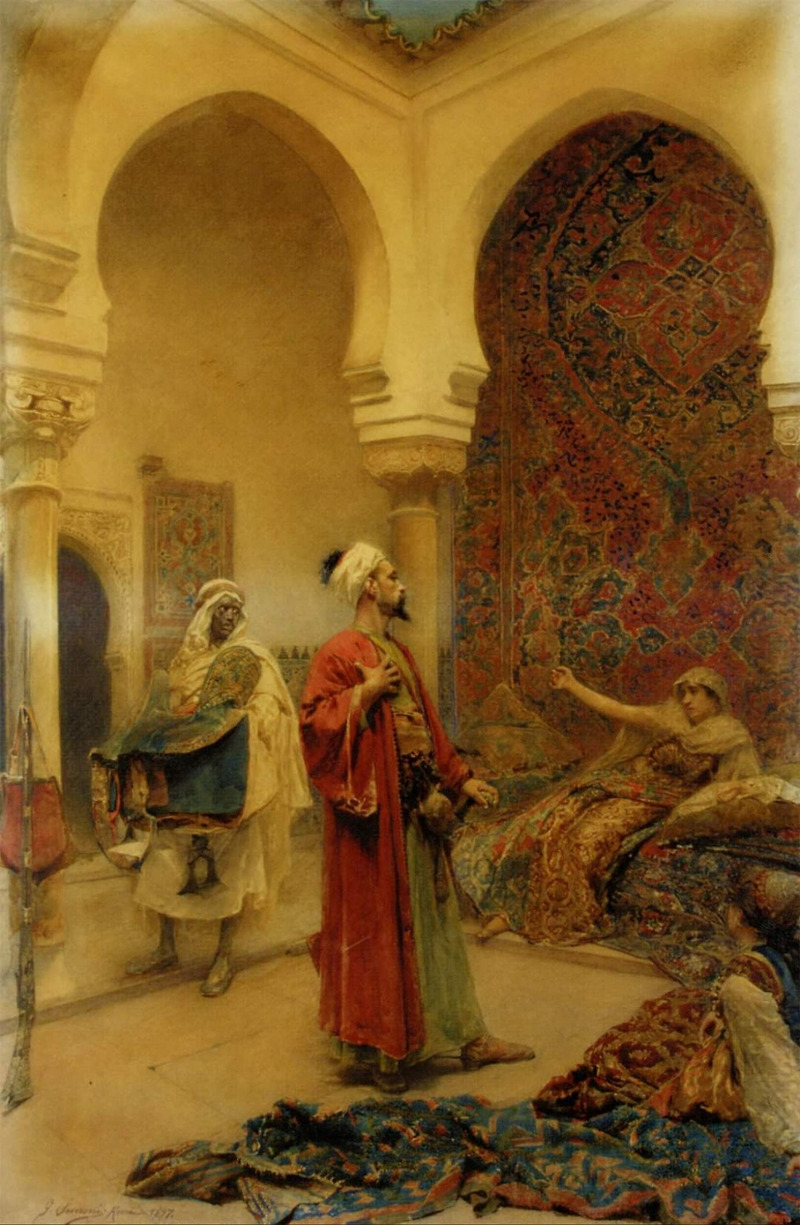 구스타보 시모니(Gustavo Simoni), 이탈리아, 화가, 1846-1926