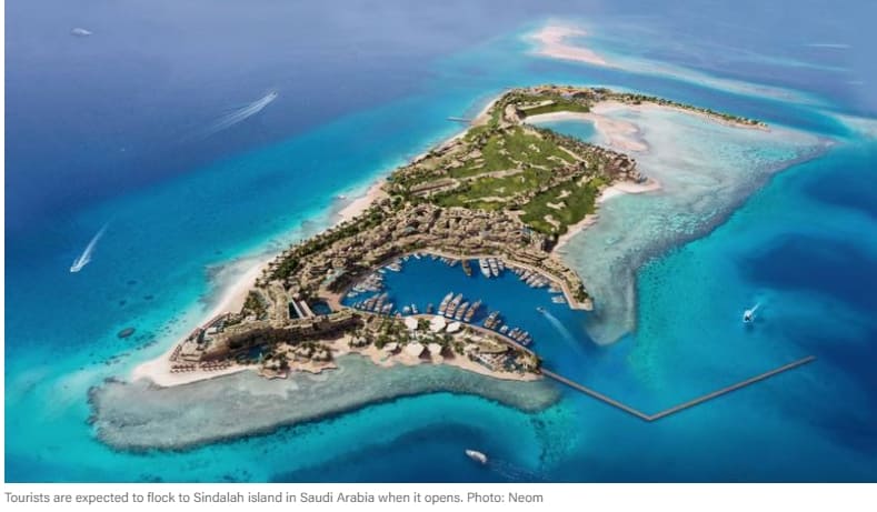 사우디, 네옴 최초 호화 신달라(Sindalah) 섬 개발 발표 VIDEO:Sindalah: Saudi Arabia's yachting and golfing destination to open in 2024