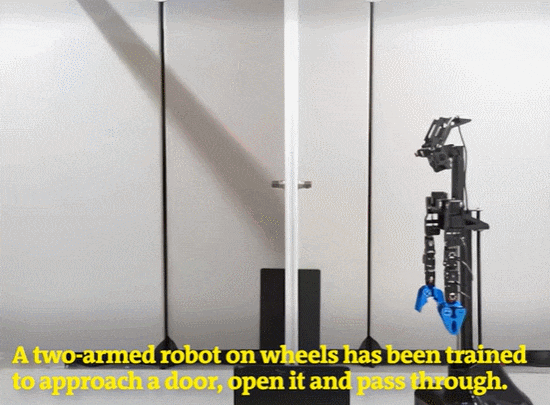 세 단계로 문 여는 방법 배우는 로봇 VIDEO: Robot learns to open doors by splitting the task into three easy steps