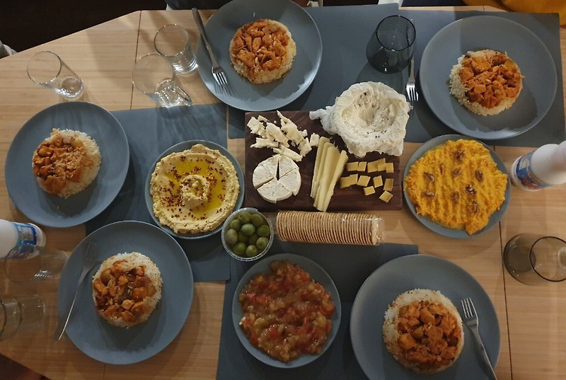 토론토 첫 종강, 터키친구 저녁식사 초대, 크리스마스, 그리고 Potluck 파티
