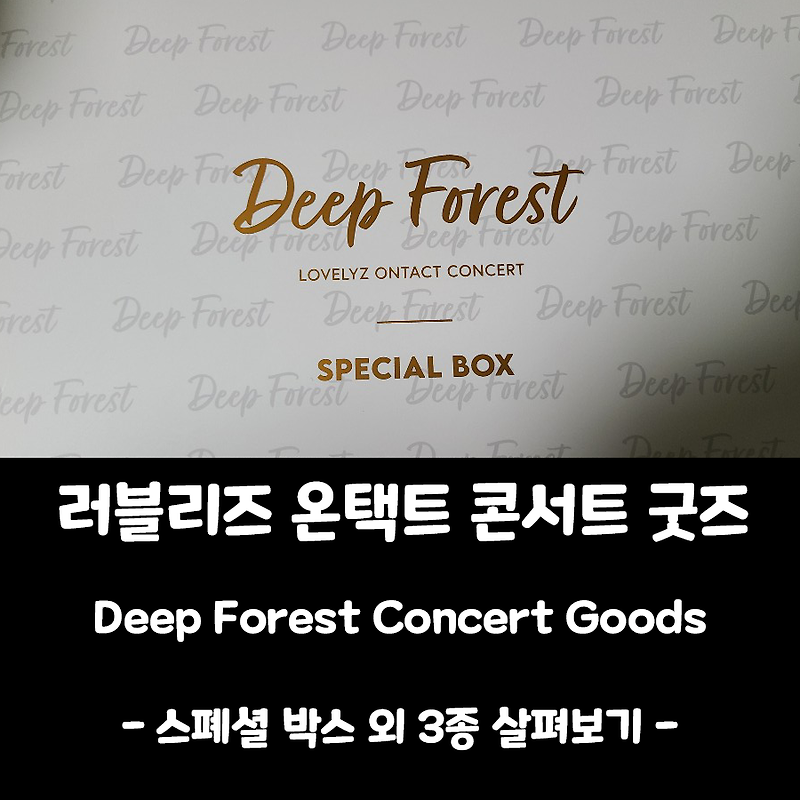 [러블리즈 굿즈] Deep Forest : 스폐셜 박스 / 뱃지 / 엽서 세트