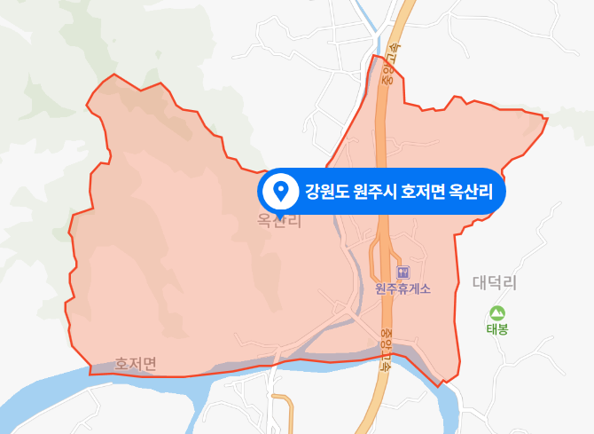 강원도 원주시 호저면 옥산리 폐기물 처리업체 폐기물 더미 화재사고 (2021년 5월 15일)