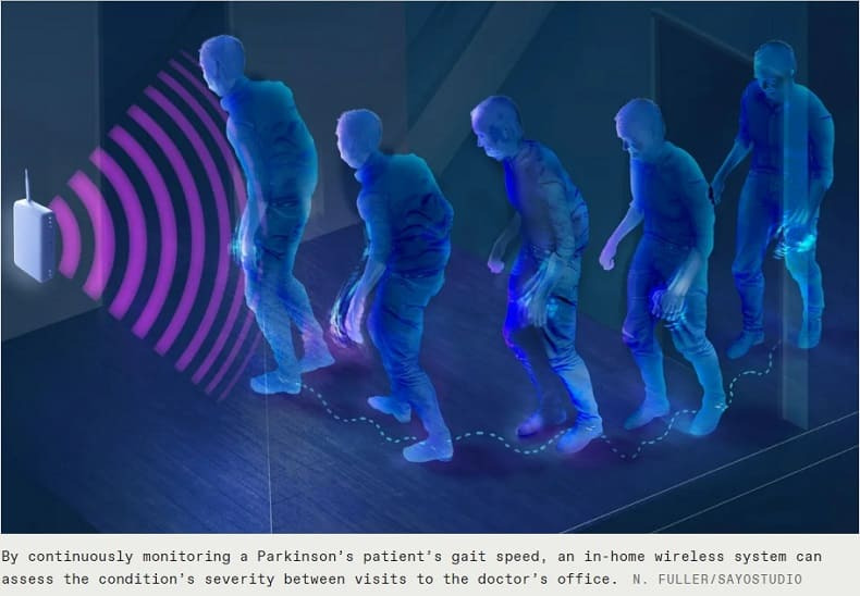 치매를 집에서 지속적으로 관찰하는 장치 Monitoring Parkinson’s Patients at Home