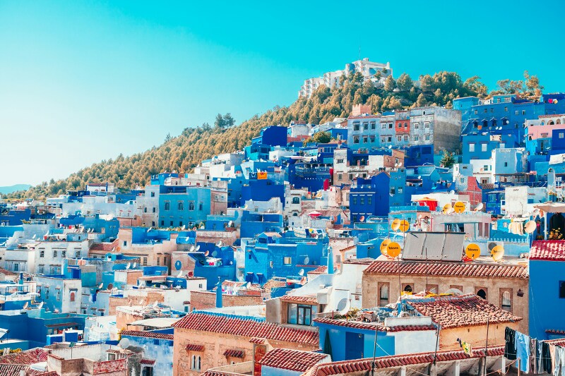 모로코의 푸른진주 쉐프샤우엔, 볼루빌리스, 에사우이라