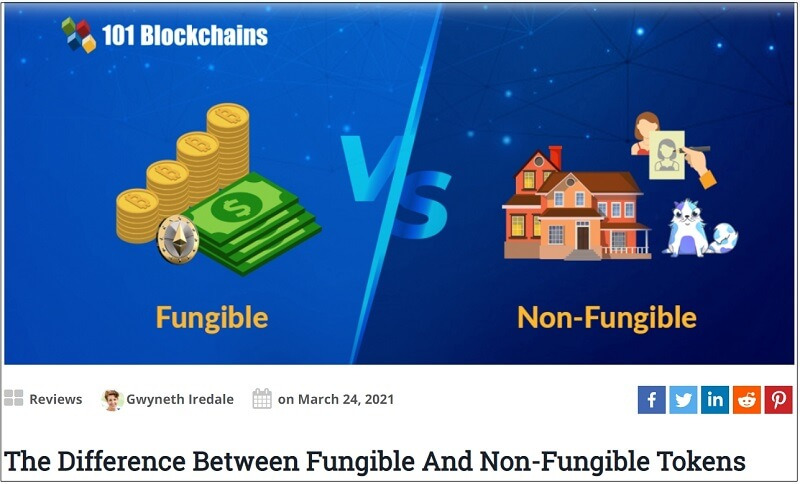 암호화폐 다음은 NFT?  The Difference Between Fungible And Non-Fungible Tokens