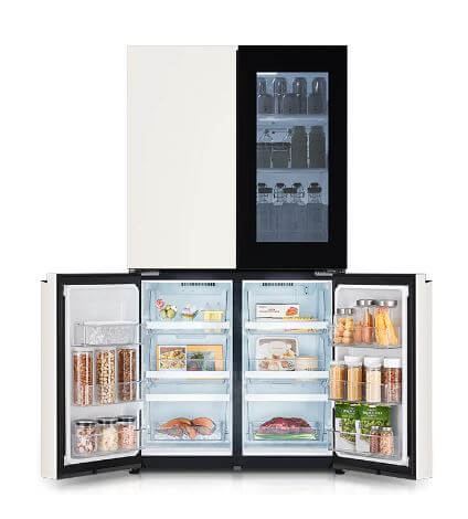LG 양문형 4도어 냉장고 T873MEE312 특징과 기능