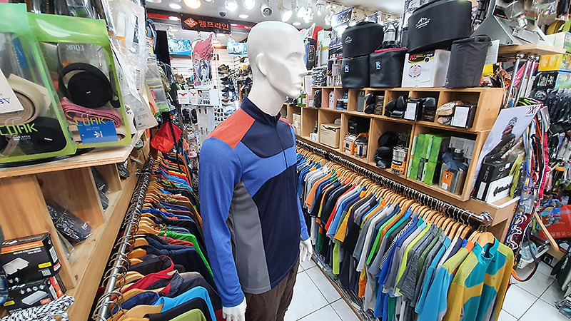 [등산복,작업복] TMS-15007 몽블랑 짚업 남성용 긴팔 티셔츠[남자] 4color