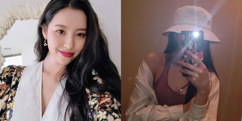 ‘41→50’ 선미, 브라톱 입고 뽐낸 탄탄 글래머러스 몸매[SNS컷]