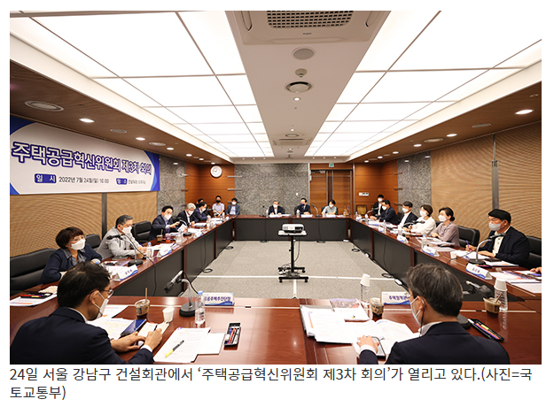 국토부, 3차 주택공급혁신위 개최…‘250만호+α’ 공급방안 논의